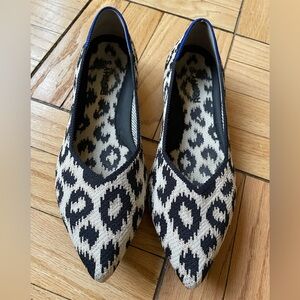 Rothy’s The Point II in Sand Cat Leopard